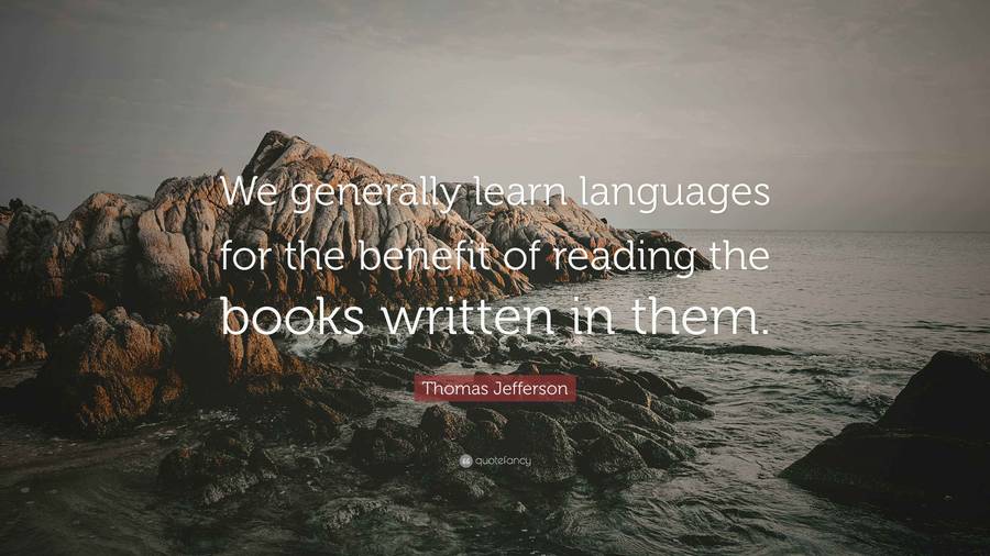 Language learning quote