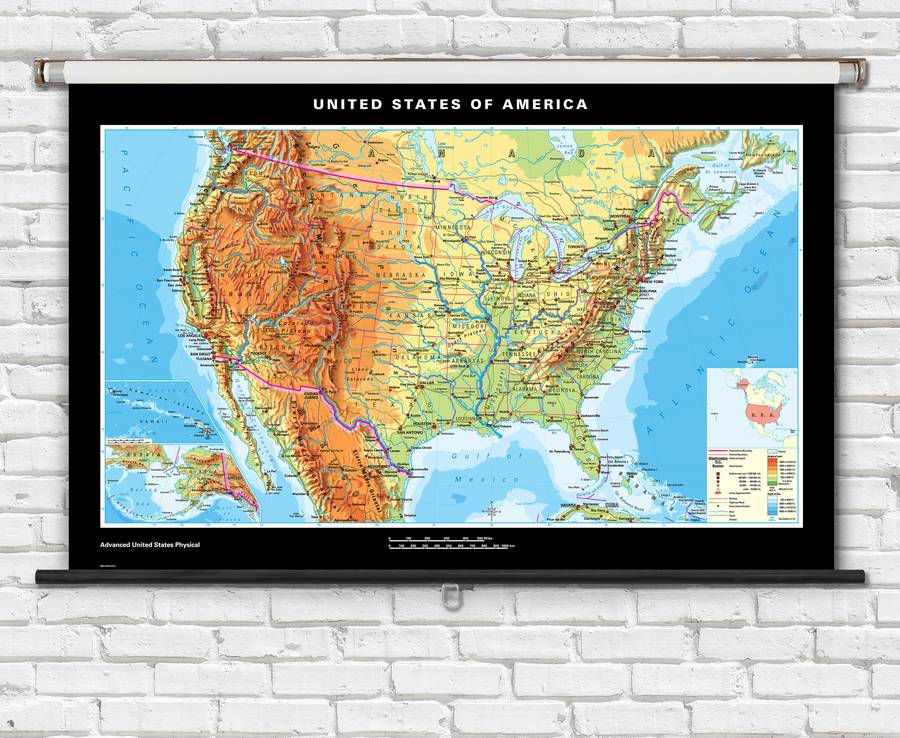 School map of US